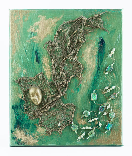 彩珠抽象画图片下载