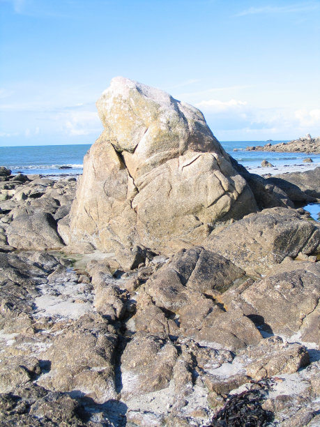 海边的岩石图片下载