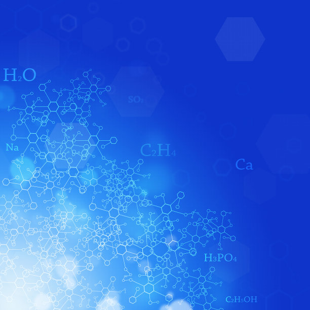 科学的蓝色背景素材图片