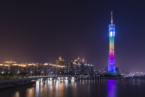 珠江新城夜图片下载