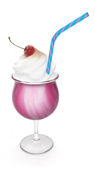 草莓奶昔图片下载