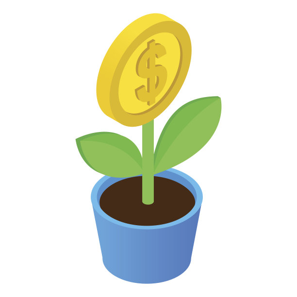 钱树等距图标图片下载