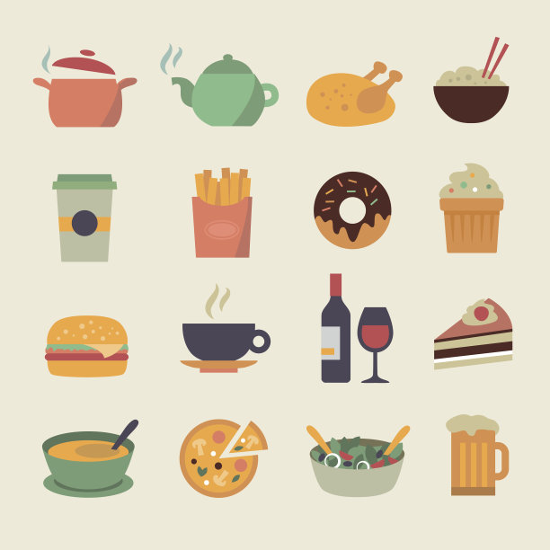 平食物图标图片下载