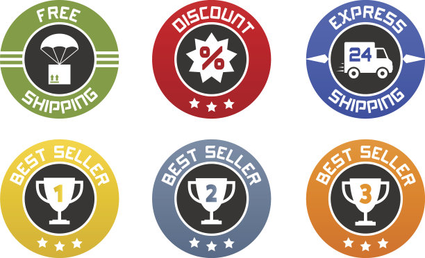 电子商务的图标设置图片下载