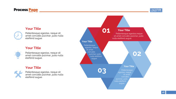 三步结图幻灯片模板图片下载