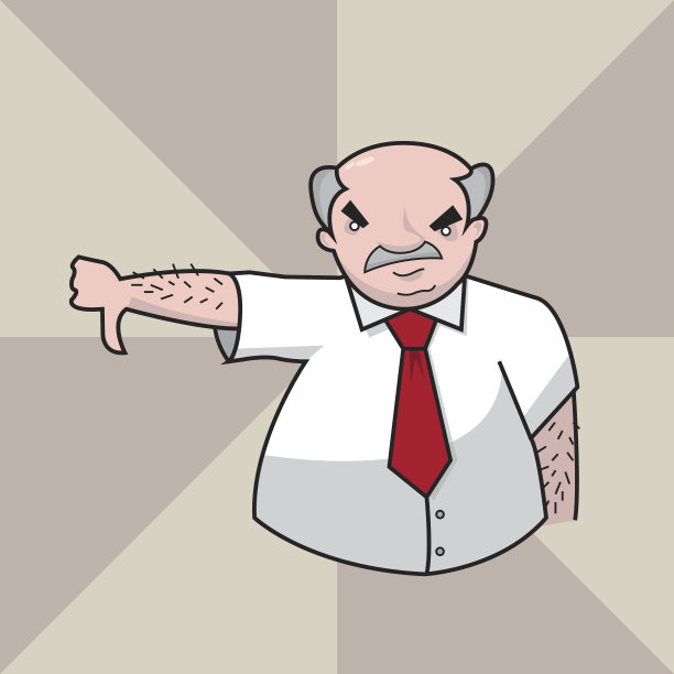愤怒的老板图片下载