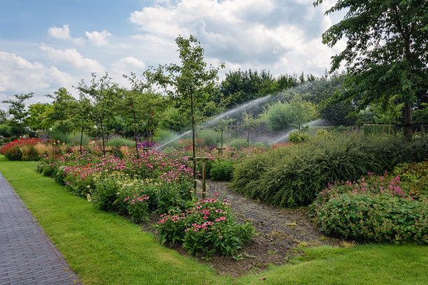 给花园浇水图片下载