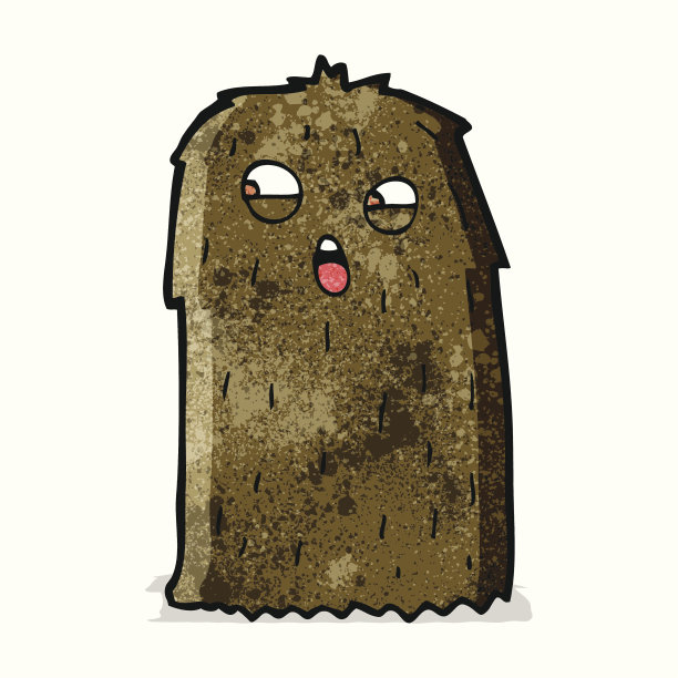 卡通毛茸茸的怪物图片下载