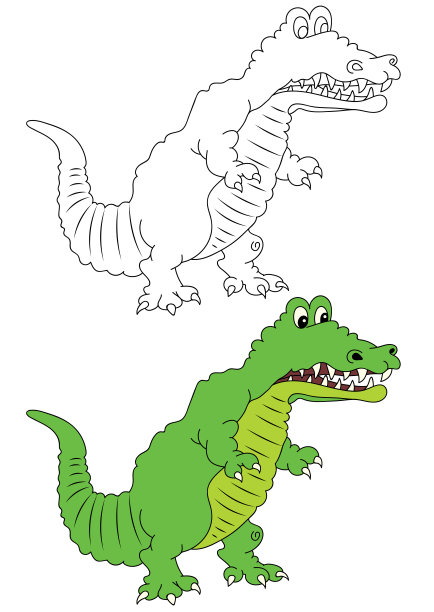 霸王龙的插图图片下载