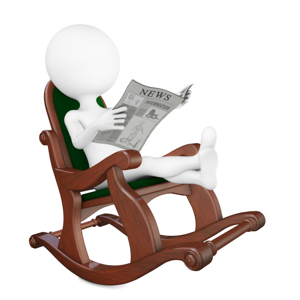 白人读报纸图片下载