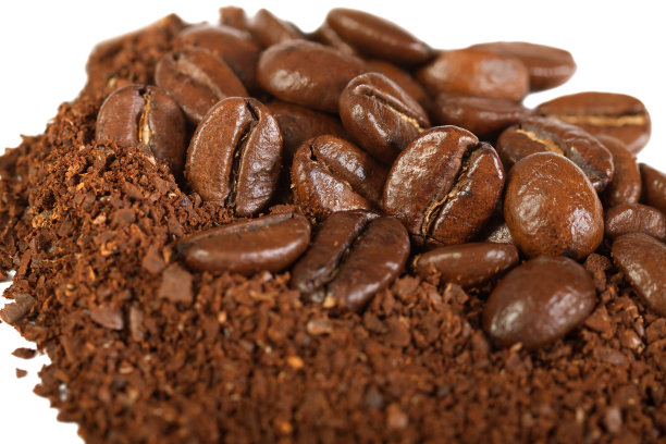 分离的咖啡豆图片下载