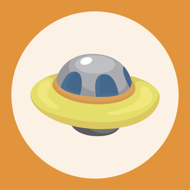 不明飞行物的主题元素图片下载