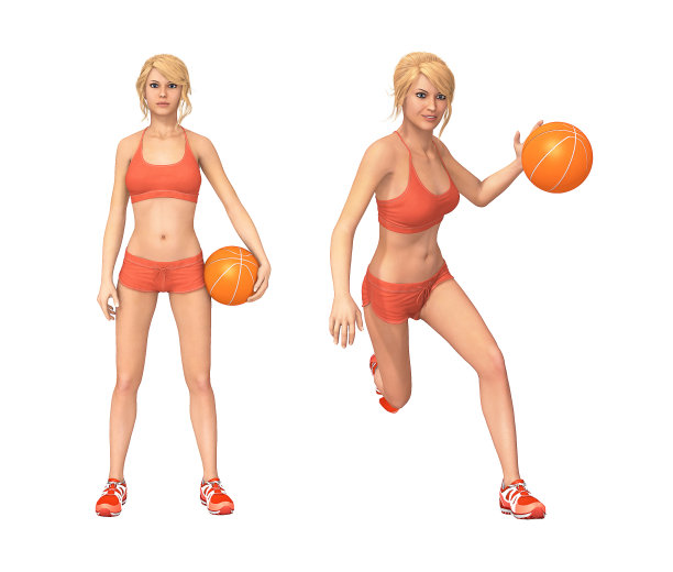 女人打篮球图片下载
