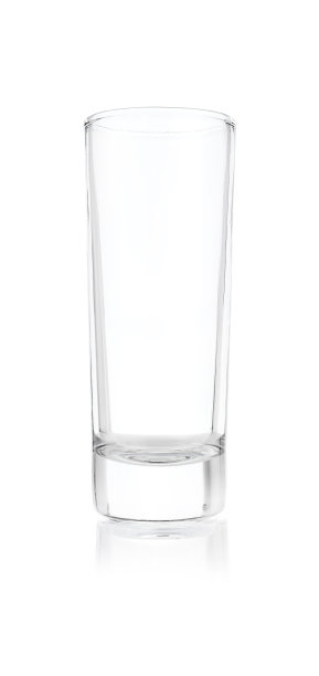 空玻璃孤立在白色图片下载