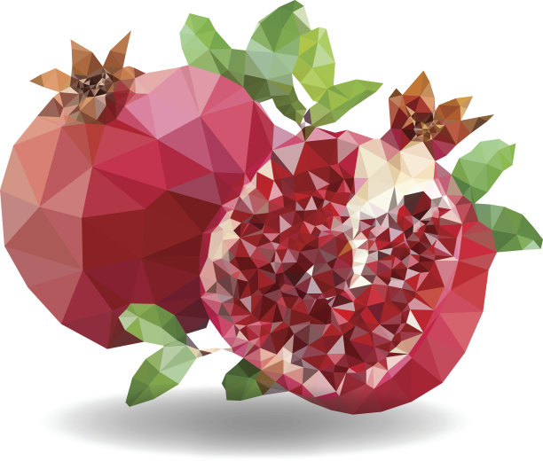 多边形石榴图片下载