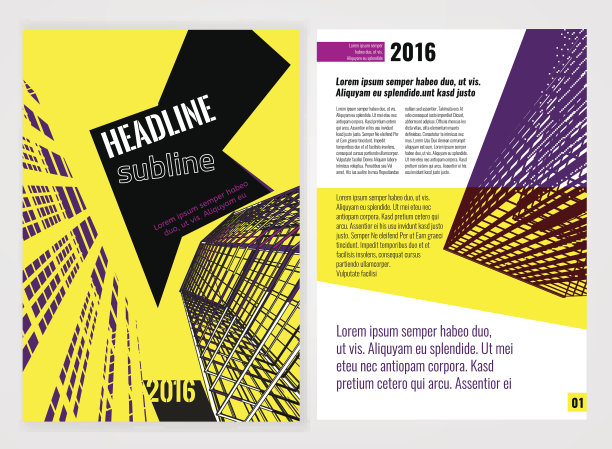 商业手册模板08 A图片下载