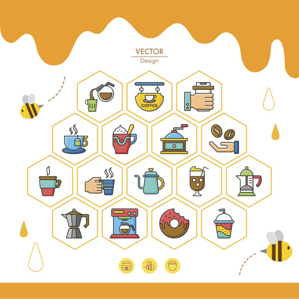 可爱的手绘插图图片下载