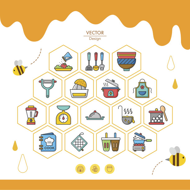 可爱的手绘插图图片下载