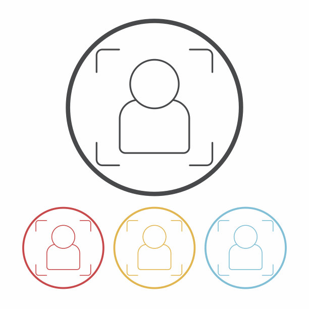 相机自动对焦线图标图片下载