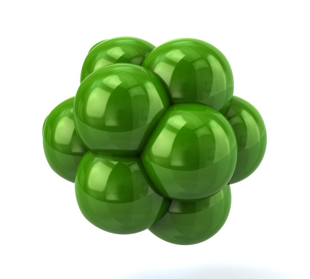 绿色的分子图片下载