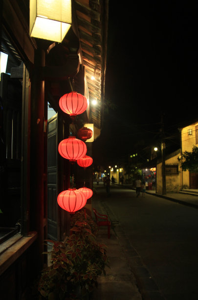 会安古镇之夜图片下载