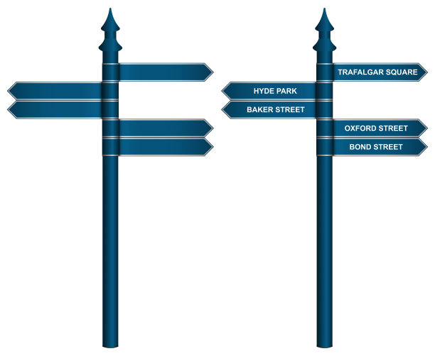 伦敦城市招牌模板图片下载