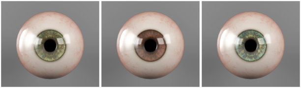 逼真的人眼球虹膜瞳孔图片下载