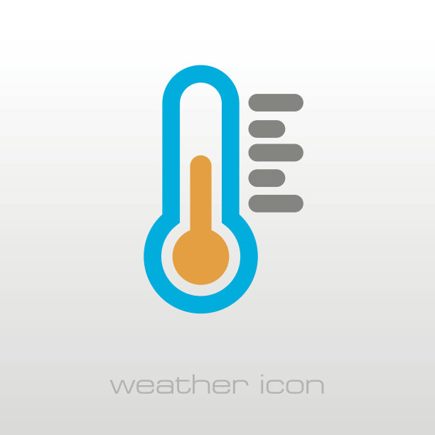 温度计高温图标，气象天气图片下载