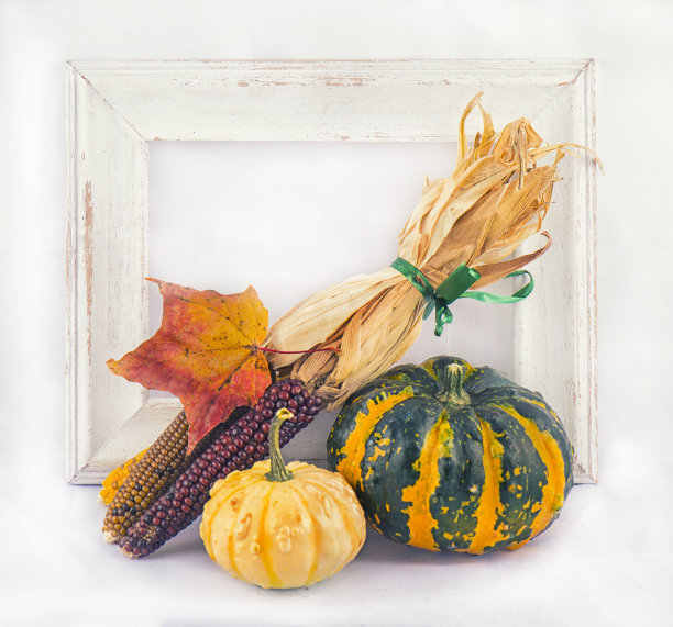 秋收背景与南瓜图片下载