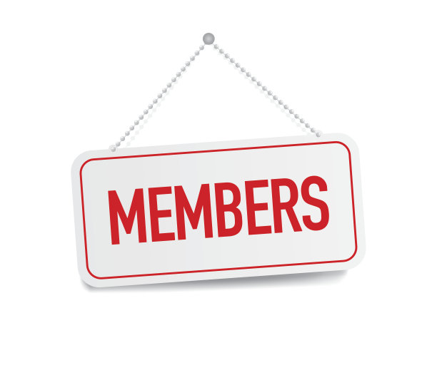 成员们在白色的墙上挂着隔离标志图片下载