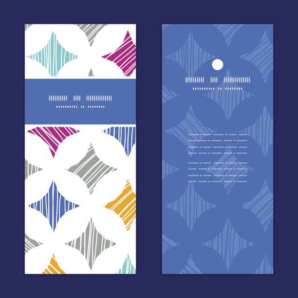 矢量彩色大理石纹理瓷砖垂直框架图案邀请问候语图片下载