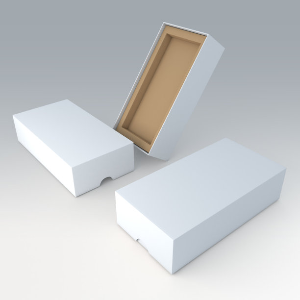 产品包装2件和支撑步骤隔离图片下载