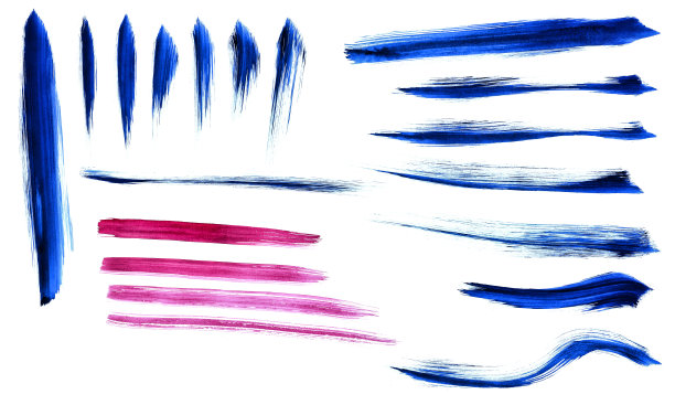 一套水彩笔触图片下载