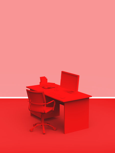 办公桌颜色渲染与位置的标题和图片下载