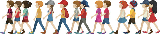 人群走图片下载