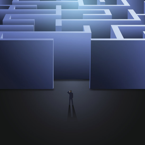 迷宫经营理念图片下载