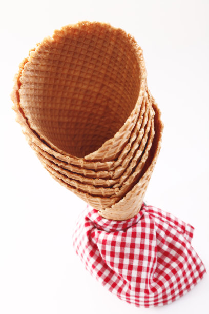 空的冰淇淋蛋卷图片下载