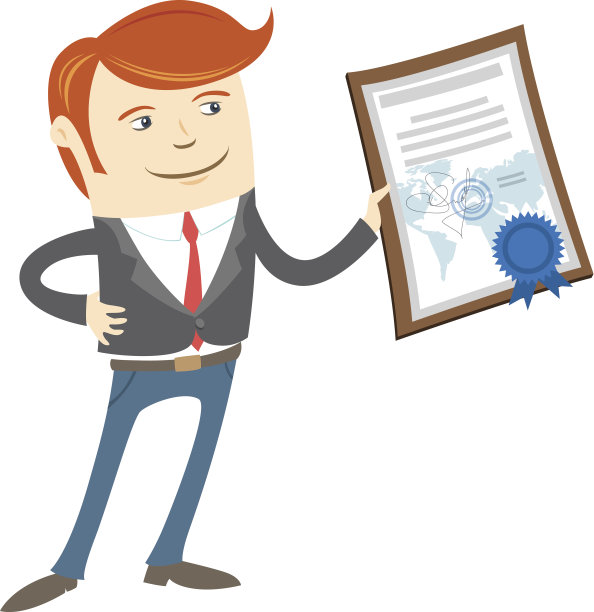 职员出示文凭图片下载