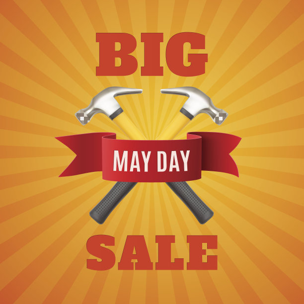 大五一节销售背景。图片下载