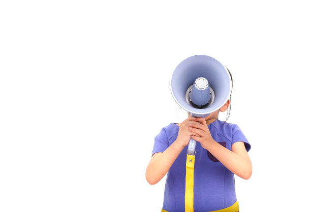 演讲者的女孩图片下载