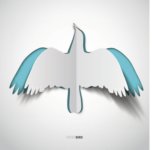 剪纸风格的鸟图片下载