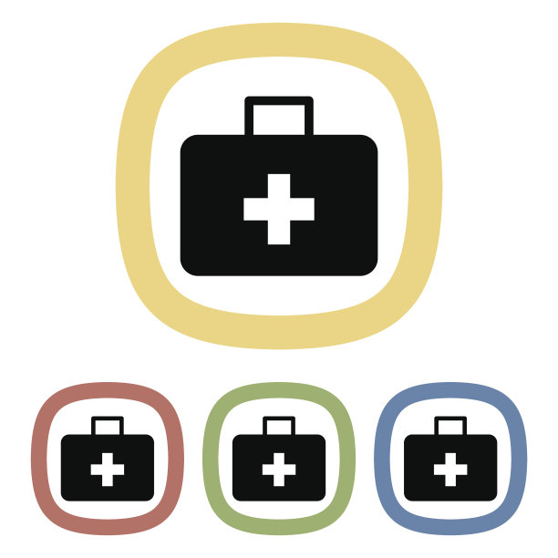 药箱彩色图标图片下载