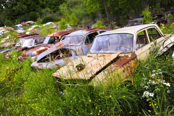 废弃的汽车图片下载