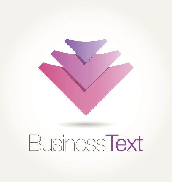 抽象的粉色箭头图片下载