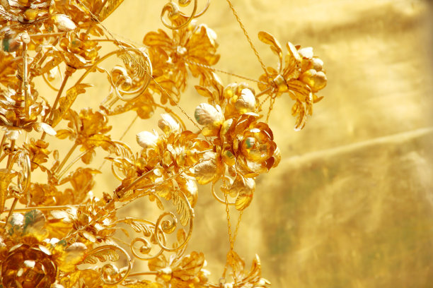 金色的花。图片下载