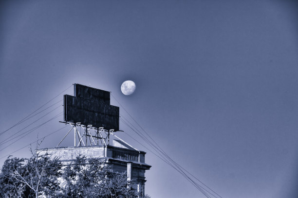 广告空间(月亮)图片下载