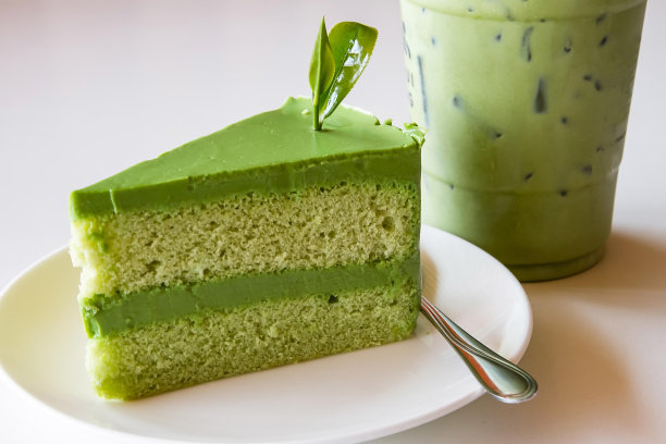 蛋糕和绿茶图片下载