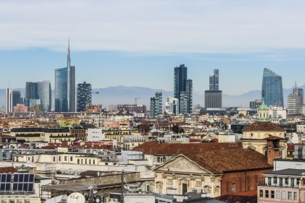 米兰的天际线图片下载