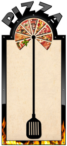 披萨菜单横幅图片下载