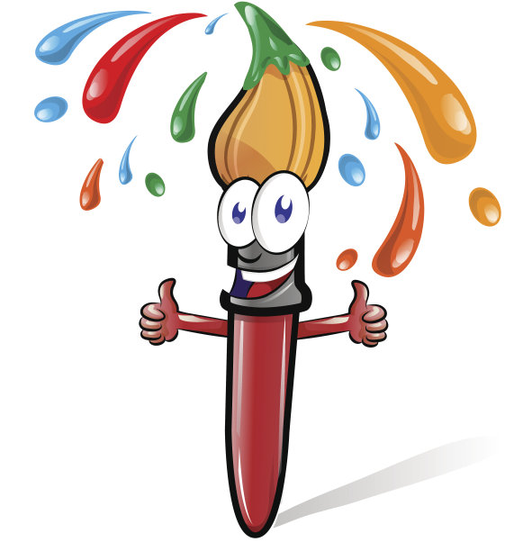 刷卡通孤立图片下载